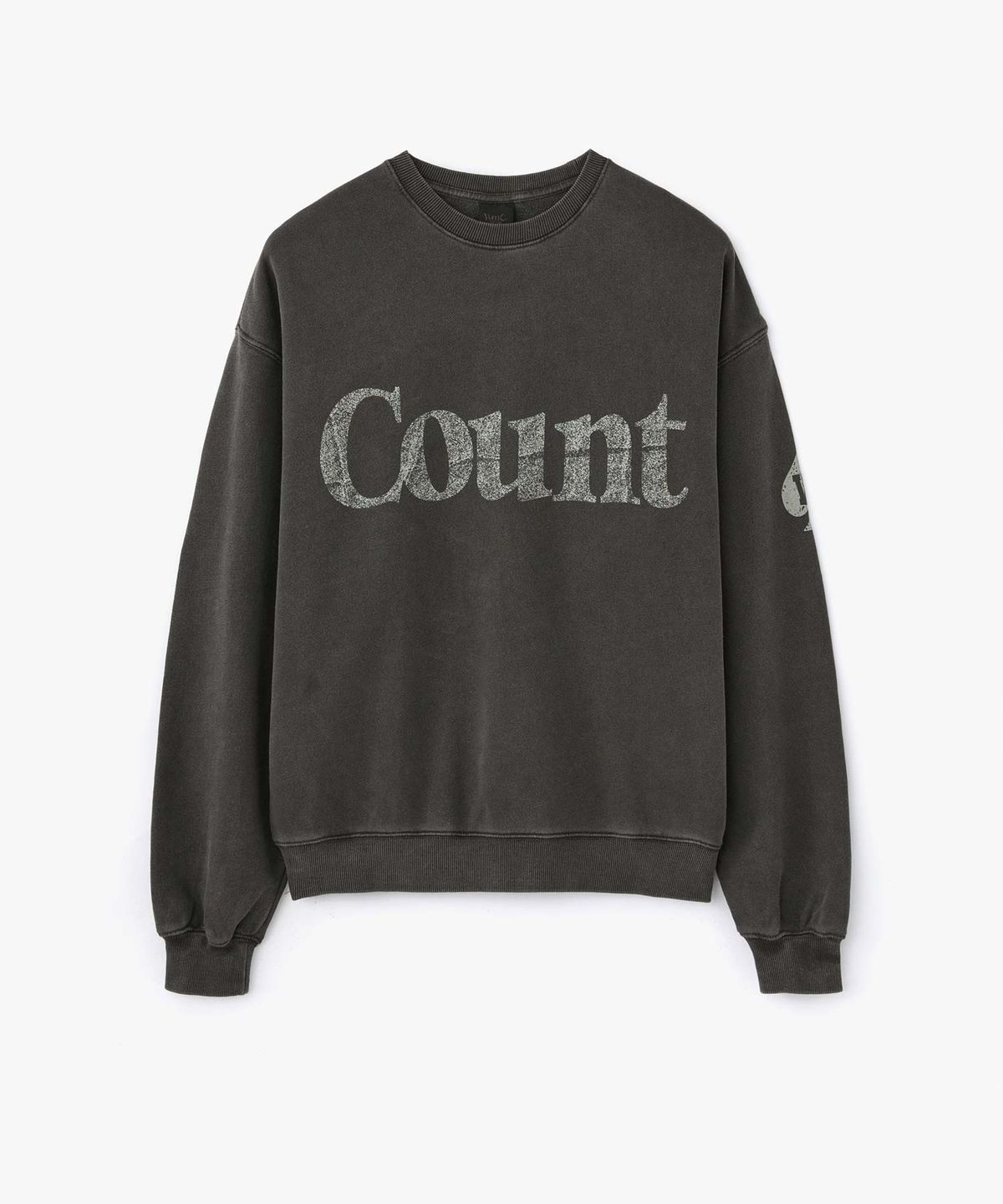 더블유엠씨(WMC) 카운트74 맨투맨_CHARCOAL GREY