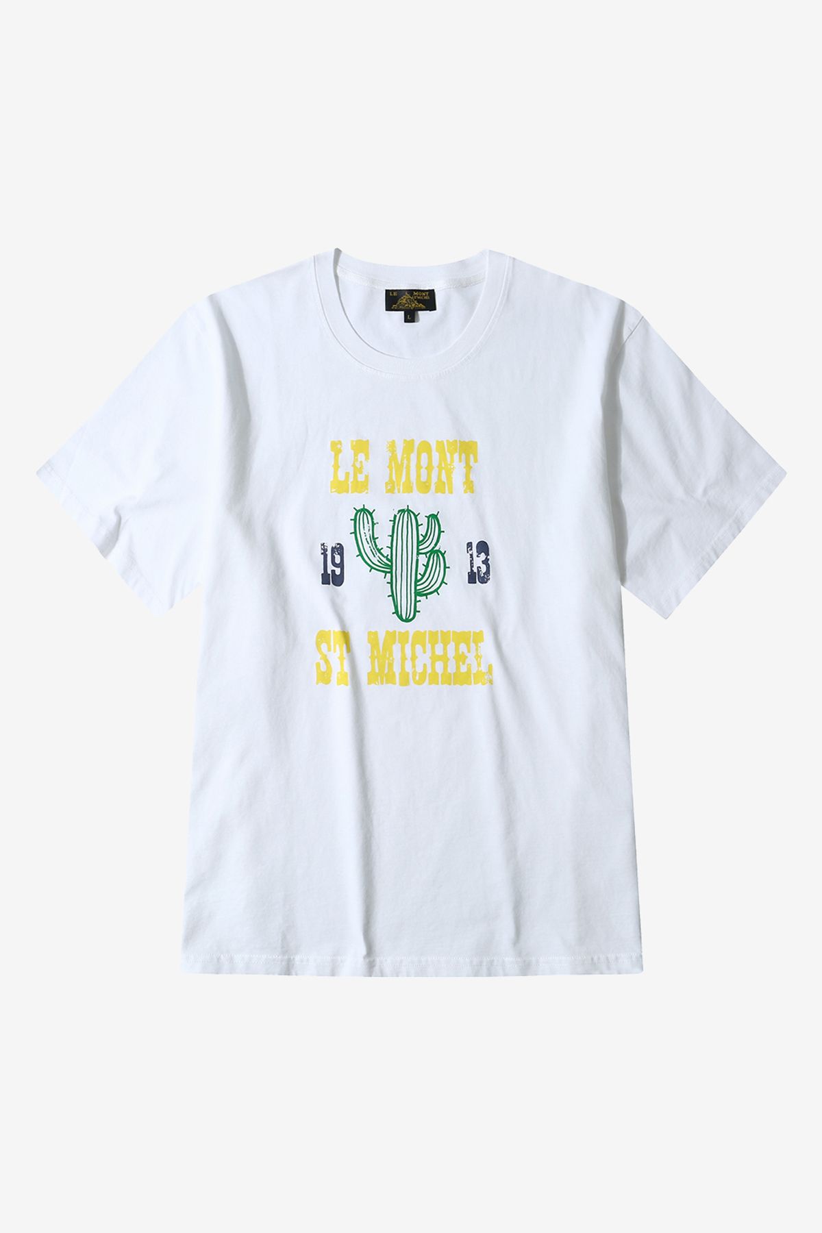 르몽생미셸(LE MONT ST MICHEL) TAMYS - PRINTED T-SHIRT _Yellow