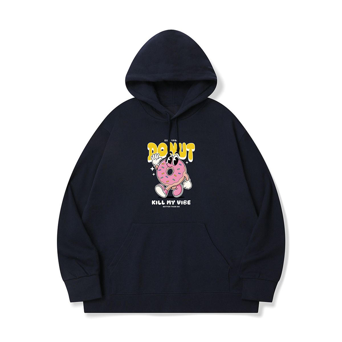 베러댄88(BETTERTHAN88) bth62 커스타드 크림 맞죠 그래픽 후드티