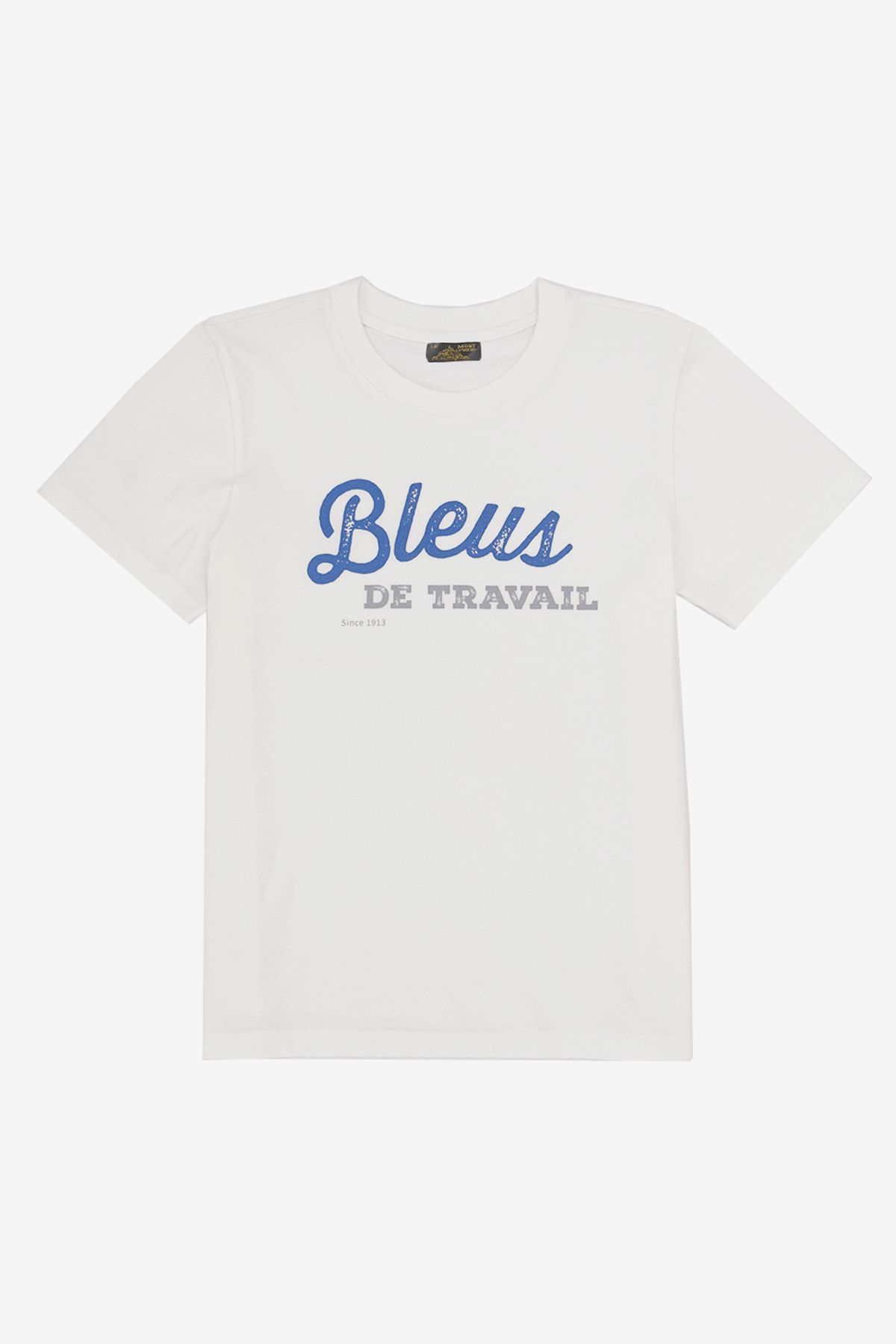 르몽생미셸(LE MONT ST MICHEL) Blue de travail T-shirt_white