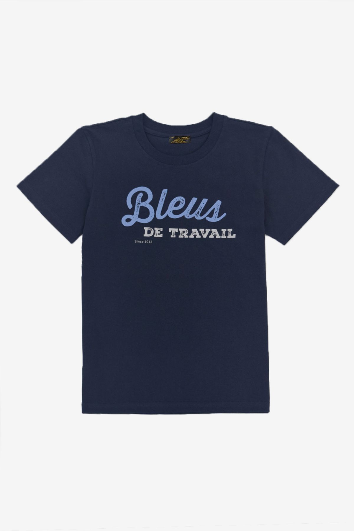 르몽생미셸(LE MONT ST MICHEL) Blue de travail T-shirt_Navy
