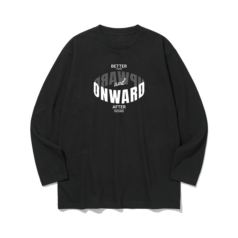 btls11 앞만 보고 간다 그래픽 로고 긴팔티셔츠