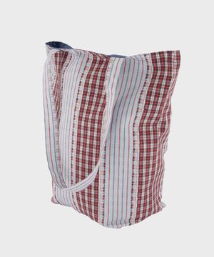 스트라이프 패치워크 백 (레드)