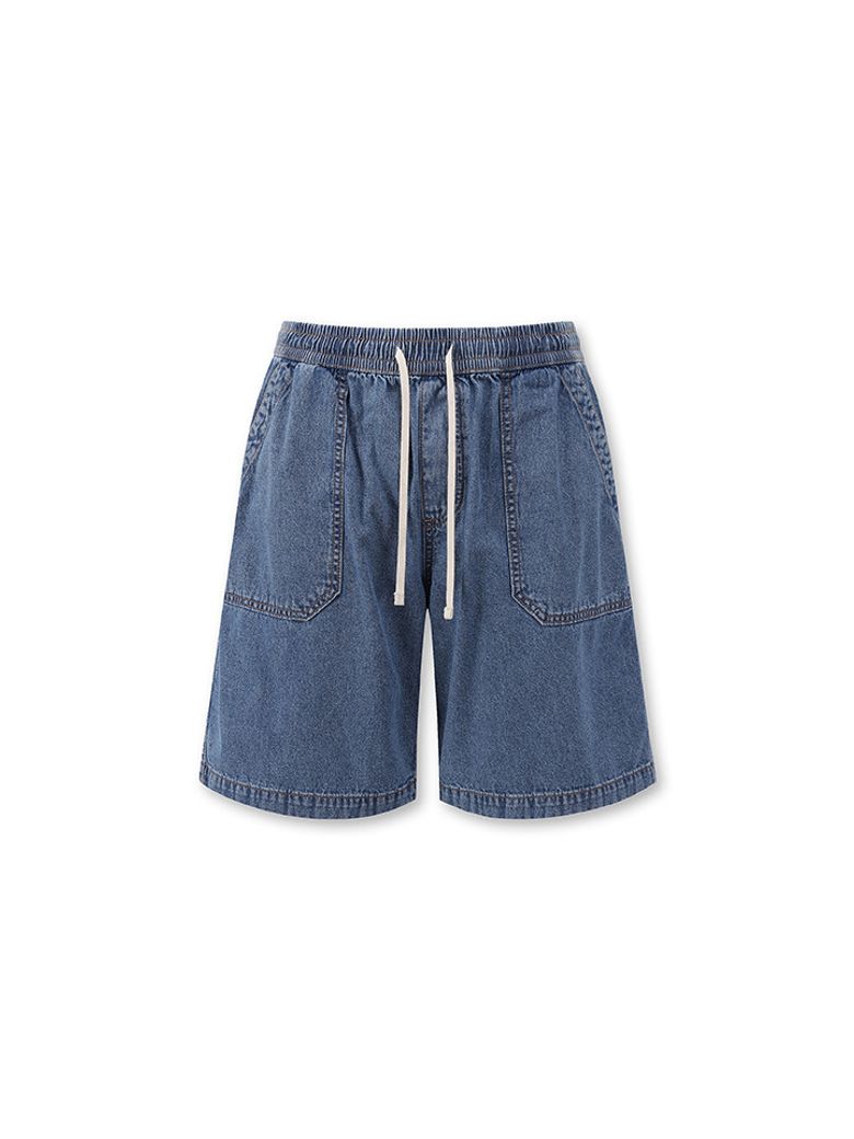 남성) COOL 밴딩 데님 쇼츠_MSF2DH1901