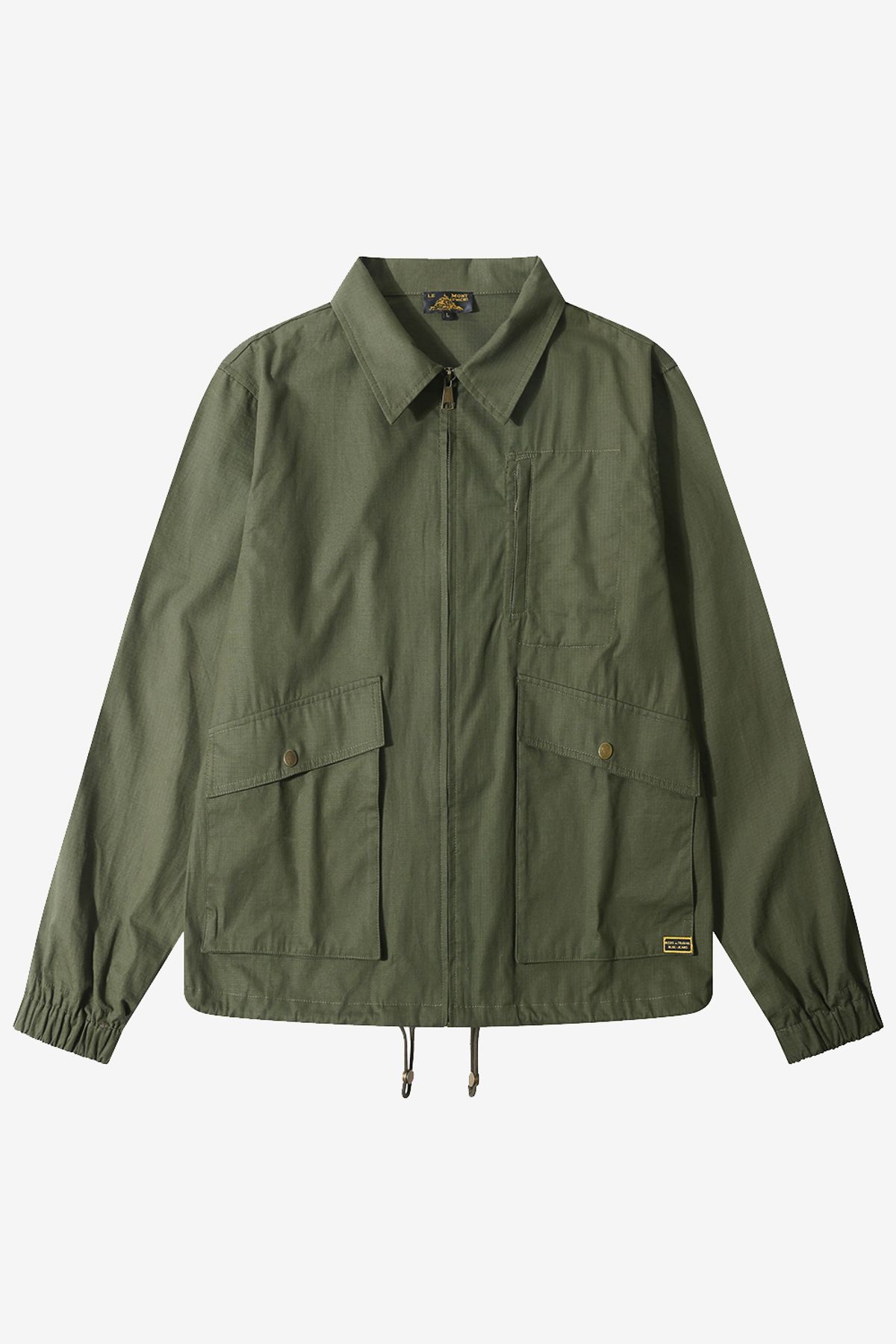 르몽생미셸(LE MONT ST MICHEL) VIGO-  RIPSTOP JACKET_Khaki