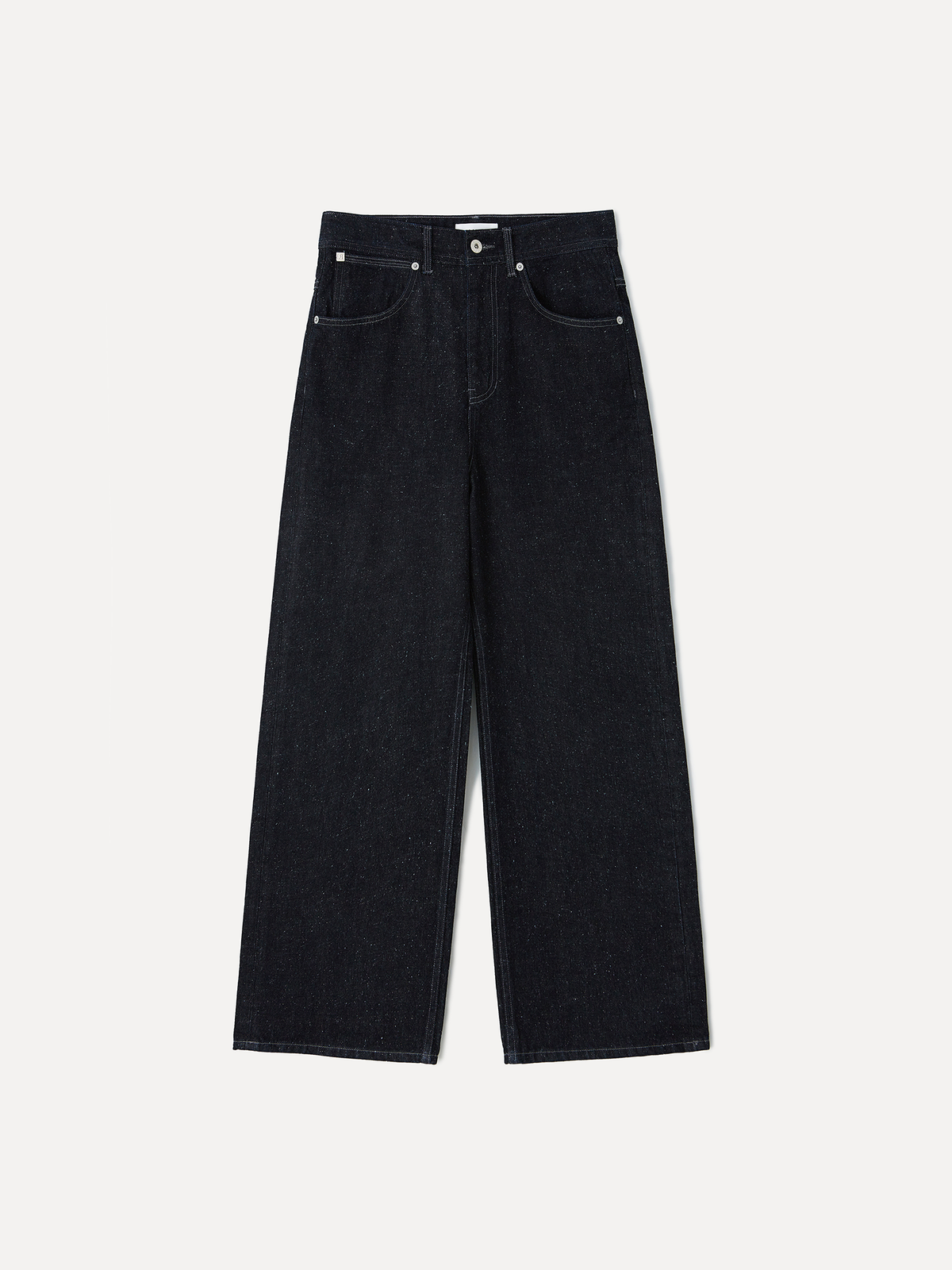 라벨아카이브(LABELARCHIVE) W Elwood cinchback wide fit jeans indigo