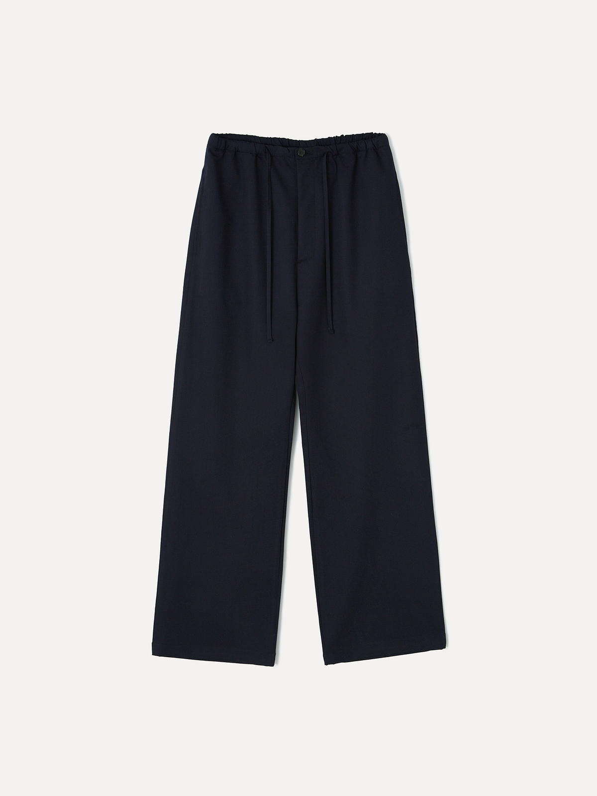 라벨아카이브(LABELARCHIVE) W Bente slouchy tie-up pants navy
