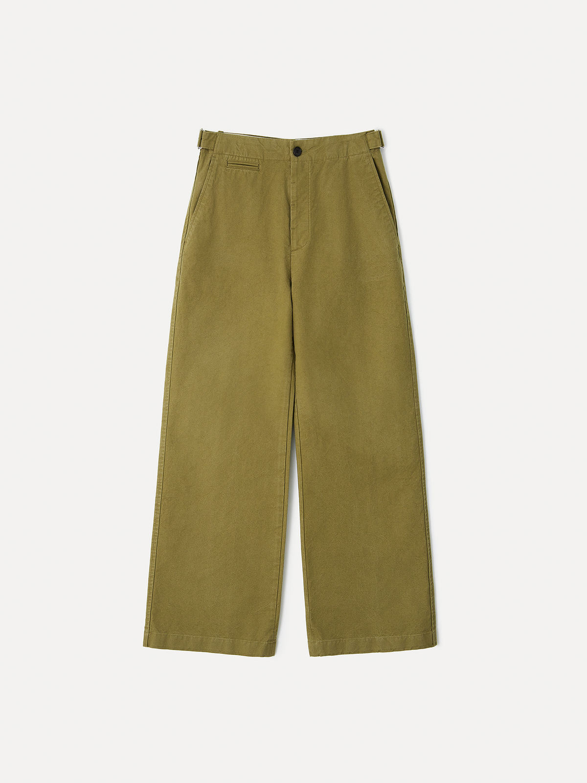 라벨아카이브(LABELARCHIVE) W Bennet cinch waist chino pants muddy khaki