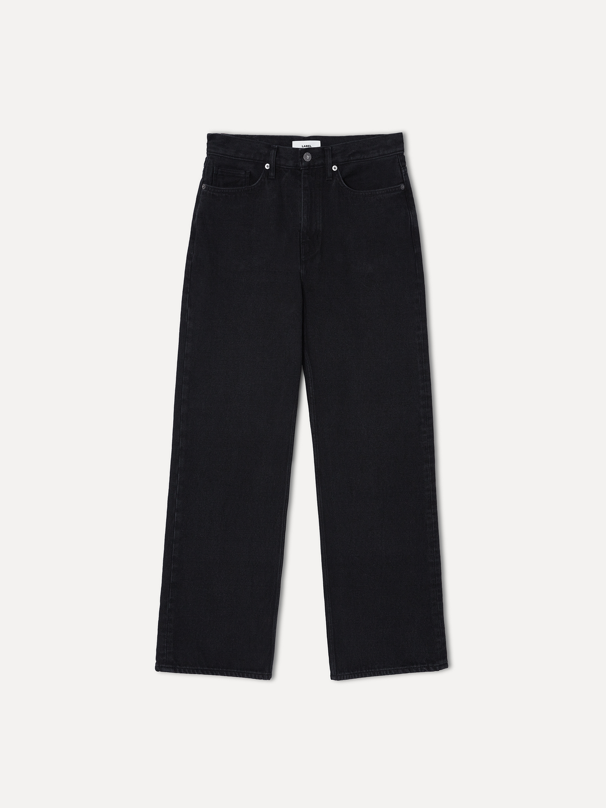 라벨아카이브(LABELARCHIVE) W Ben relaxed-fit jeans washed black
