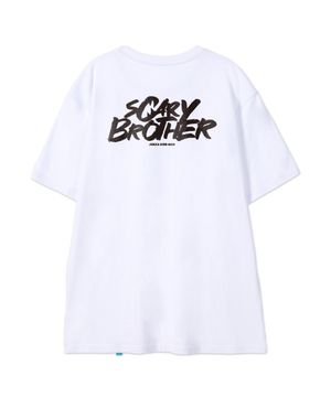 [에이피스튜디오X스캐리브라더 SERIES 2]코튼 루즈핏 반팔 티셔츠_화이트