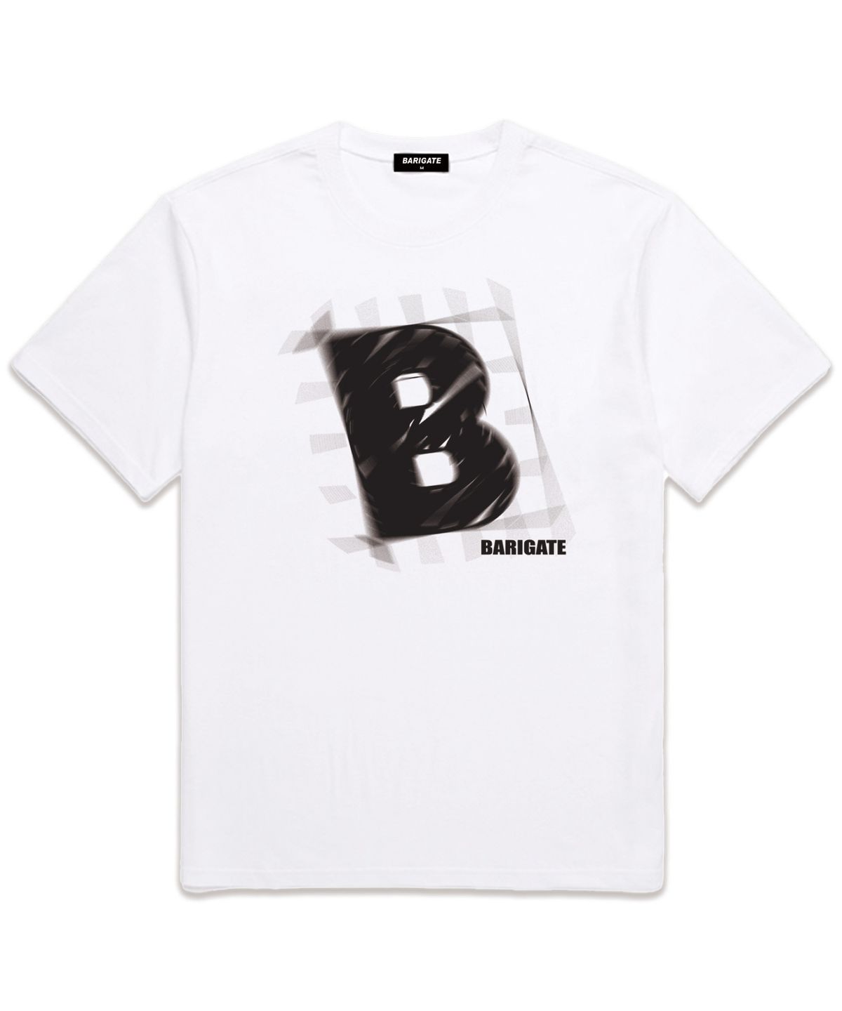 바리게이트(BARIGATE) B# 오버핏 반팔 티셔츠 (BS025) 화이트
