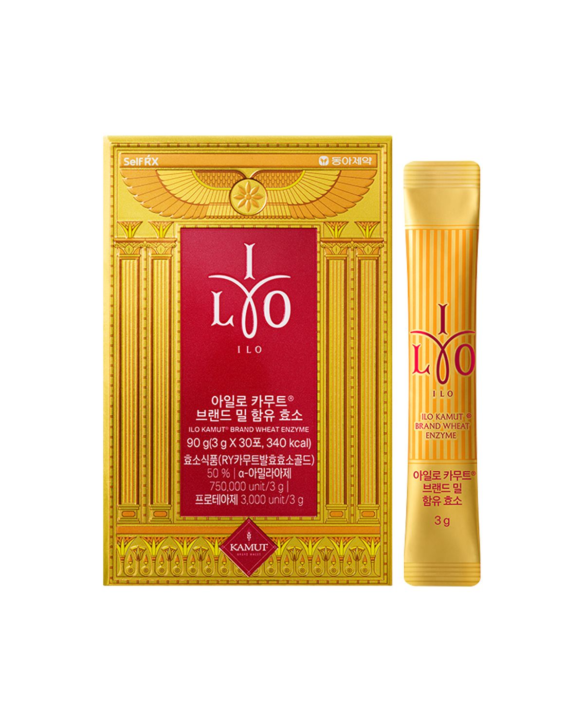아일로(ILO) 카무트 브랜드밀 함유 효소 (3g x 30포)