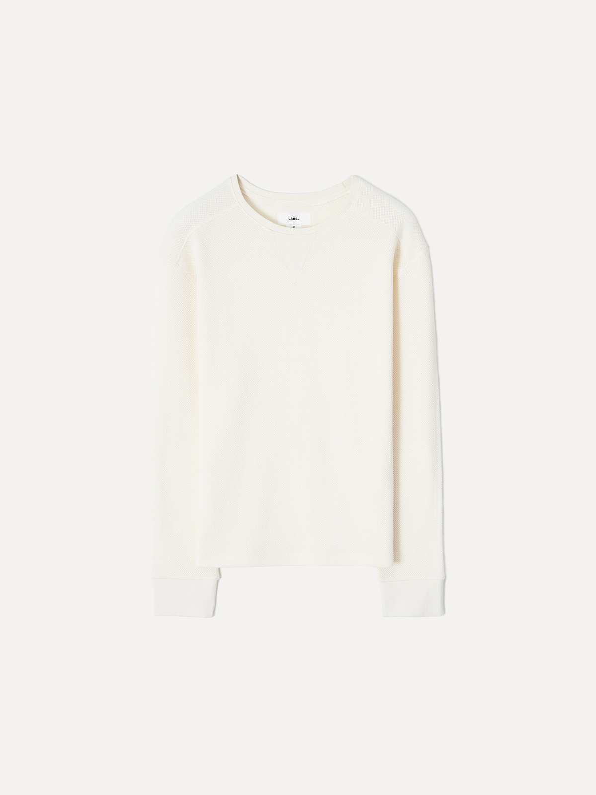 라벨아카이브(LABELARCHIVE) Coleby thermal sweatshirt natural