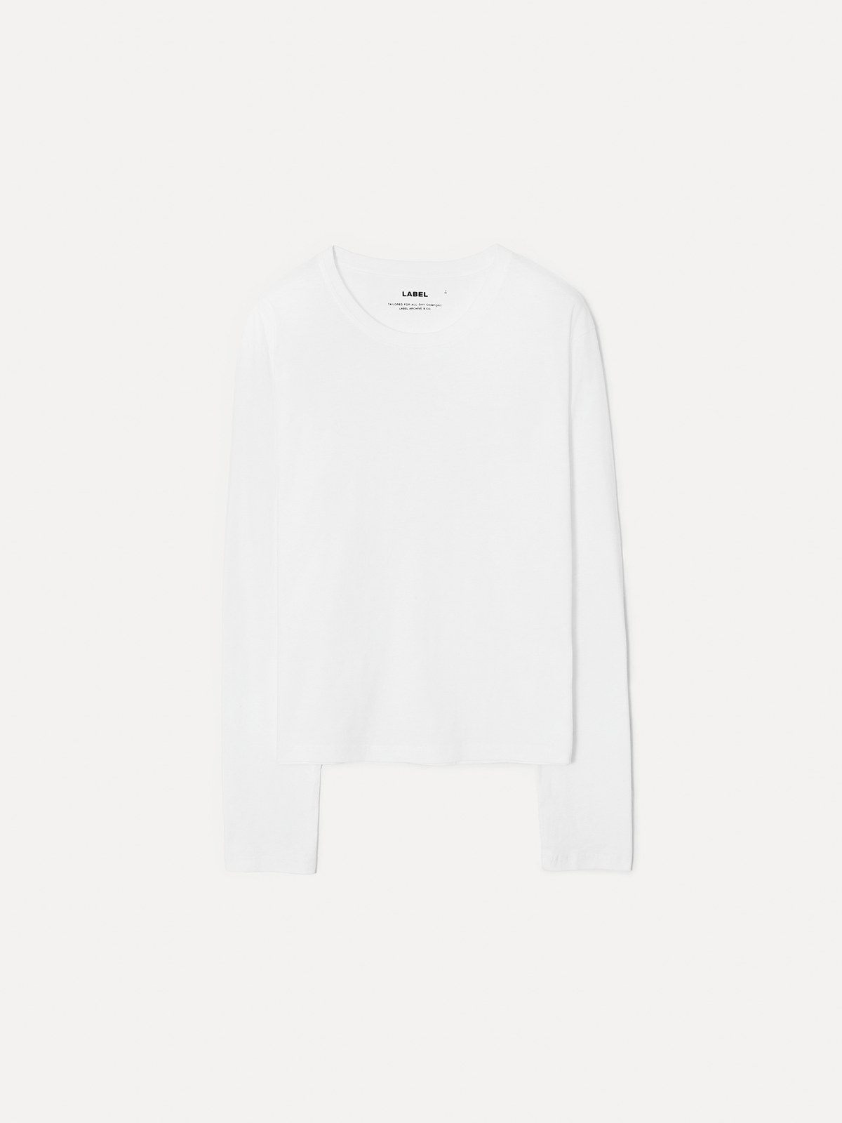 라벨아카이브(LABELARCHIVE) Callum long sleeve T-shirt white