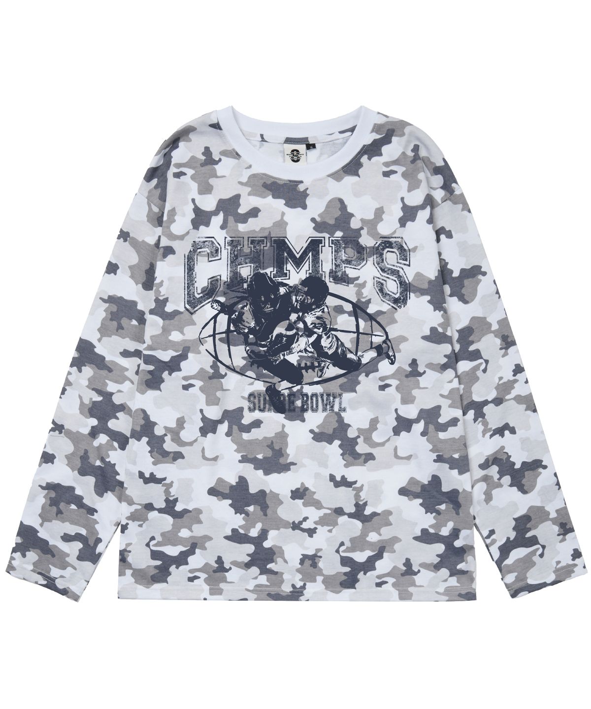 본챔스(BORN CHAMPS) [3 COLORS] VTG AF 오버핏 카모 롱 슬리브 B25ST47