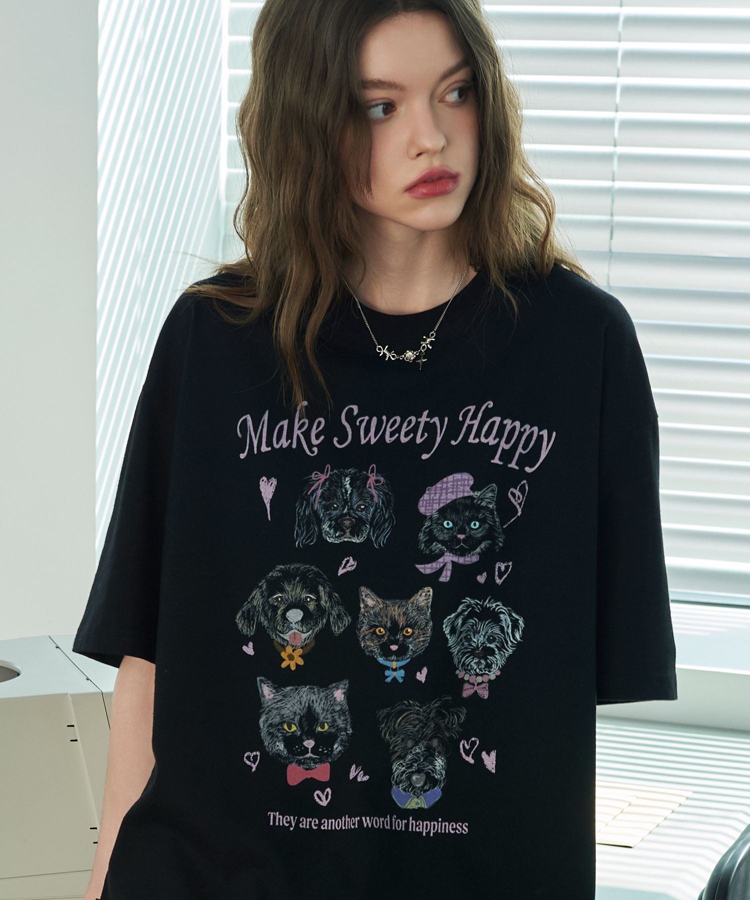 【CPGN STUDIO】25SS★ DTP Happy Sweety Short Sleeve Tee MUSINSA | CPGN STUDIO DTP Happy Sweety Short Sleeve T-shirt