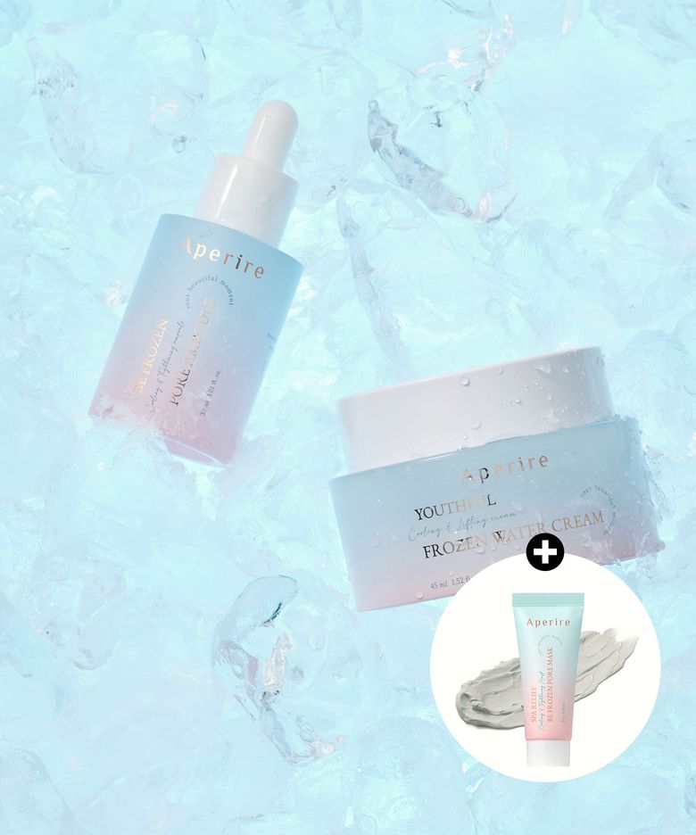 [+쿨링팩 20ml] 비 프로즌 포어 쿨링 앰플 30ml+프로즌 워터 쿨링 크림 45ml