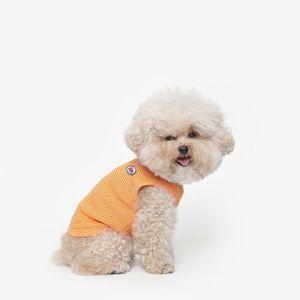 강아지 데일리 민소매 (오렌지)