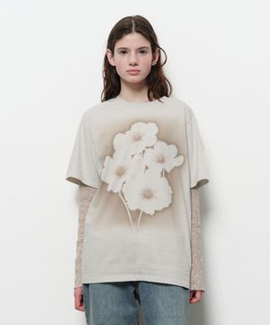 25 GRAPHIC PRINTING TEE (light grey)