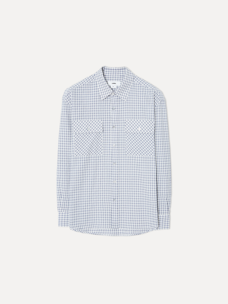 Dakota relaxed-fit shirt mist plaid