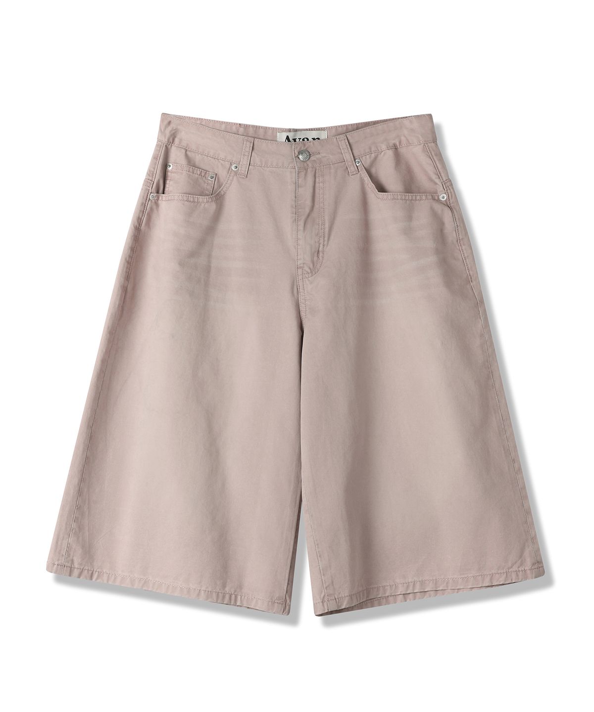 어반드레스(AVANDRESS) Dyed Bermuda Denim Pants PINK