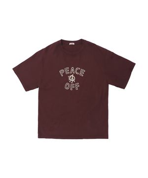 Peace Off T-Shirts - Brown