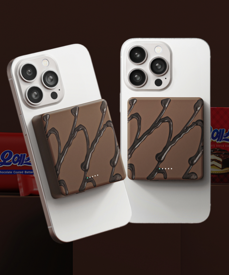 [미니덕트x해태제과] 오예스 맥세이프 보조배터리 8000mAh