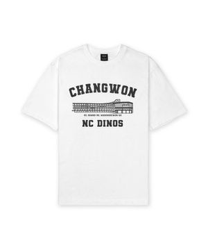 MSS x KBO 볼파크 반소매 티셔츠 화이트 [창원 NC 다이노스]