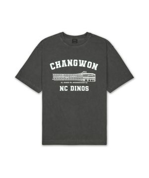 MSS x KBO 볼파크 반소매 티셔츠 차콜그레이 [창원 NC 다이노스]