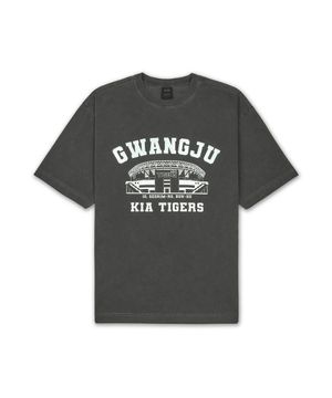 MSS x KBO 볼파크 반소매 티셔츠 차콜그레이 [광주 기아 타이거즈]