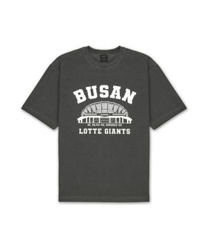 MSS x KBO 볼파크 반소매 티셔츠 차콜그레이 [부산 롯데 자이언츠]