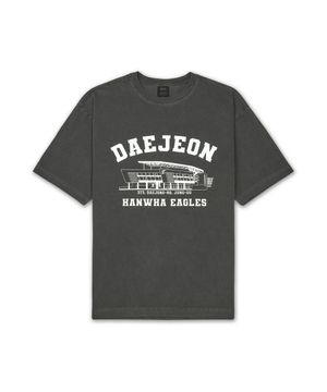 MSS x KBO 볼파크 반소매 티셔츠 차콜그레이 [대전 한화 이글스]