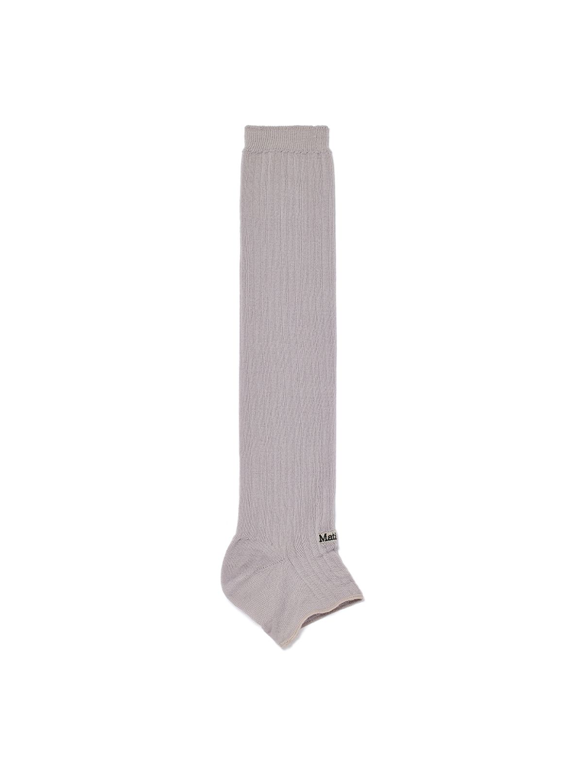 마뗑킴(MATIN KIM) SOFT WARMER HALF KNEE SOCKS IN GREY