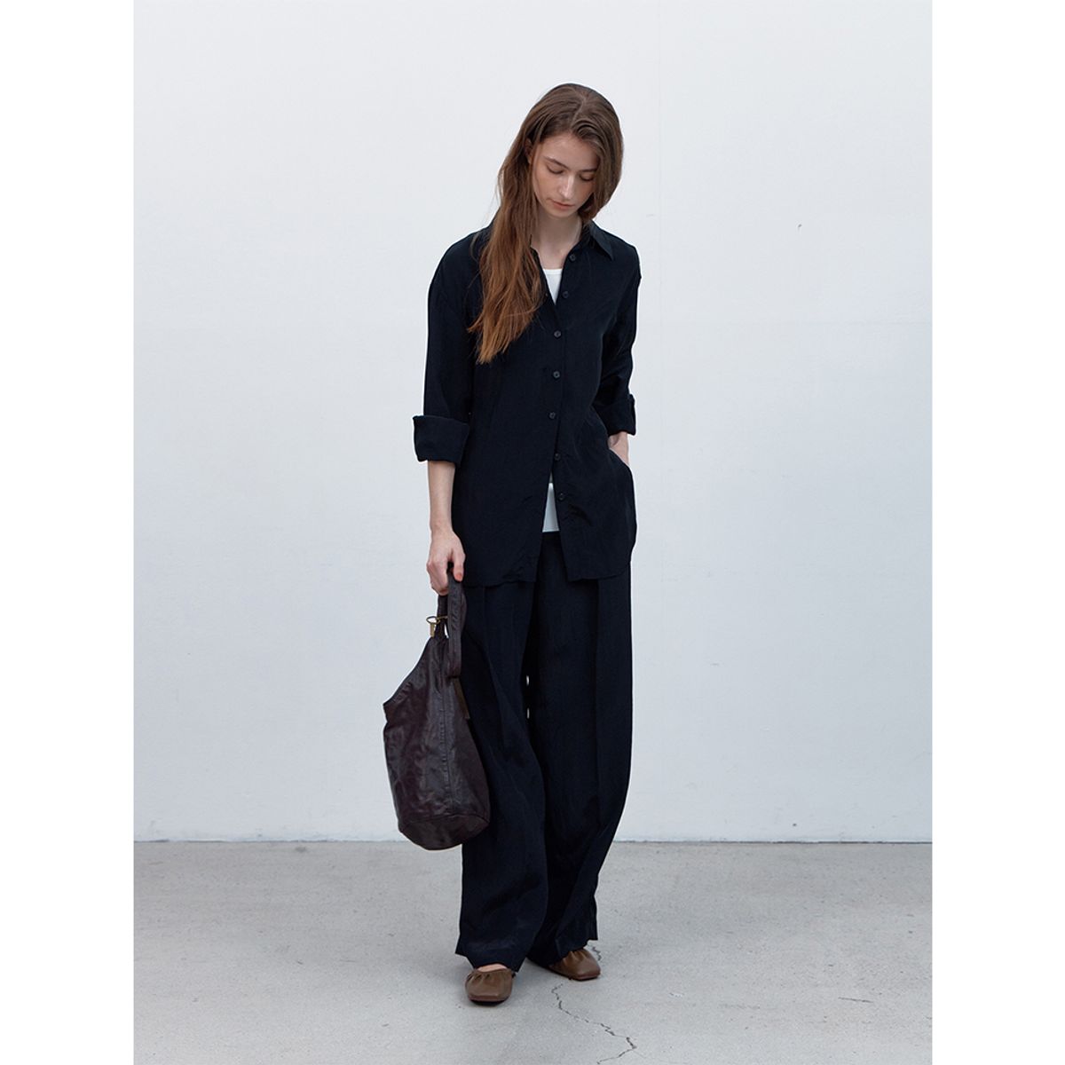 퍼블리카엑스(PUBLICKA X) ARIA SHIRT BLACK