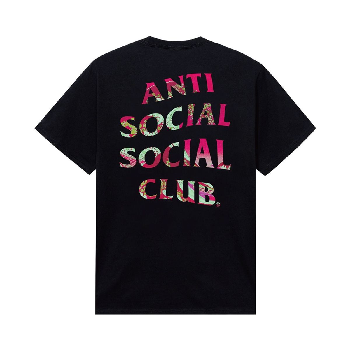 안티 소셜 소셜 클럽(ANTI SOCIAL SOCIAL CLUB) 돈가스 NI USA 메이드 반팔 티셔츠