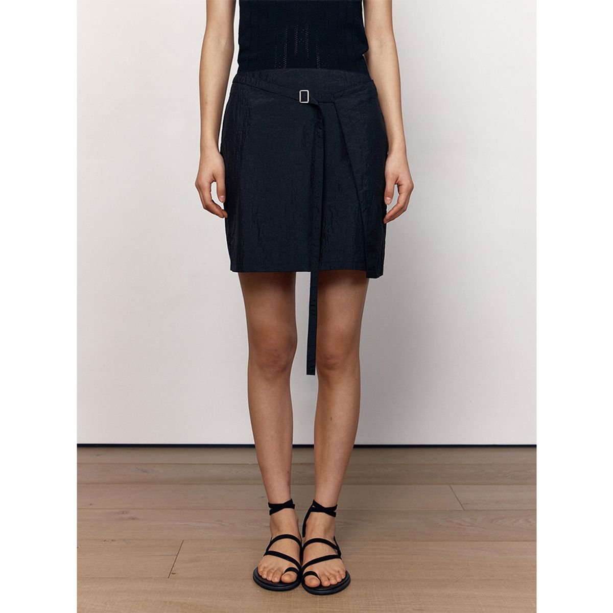 퍼블리카엑스(PUBLICKA X) VALENTINA SKIRT BLACK