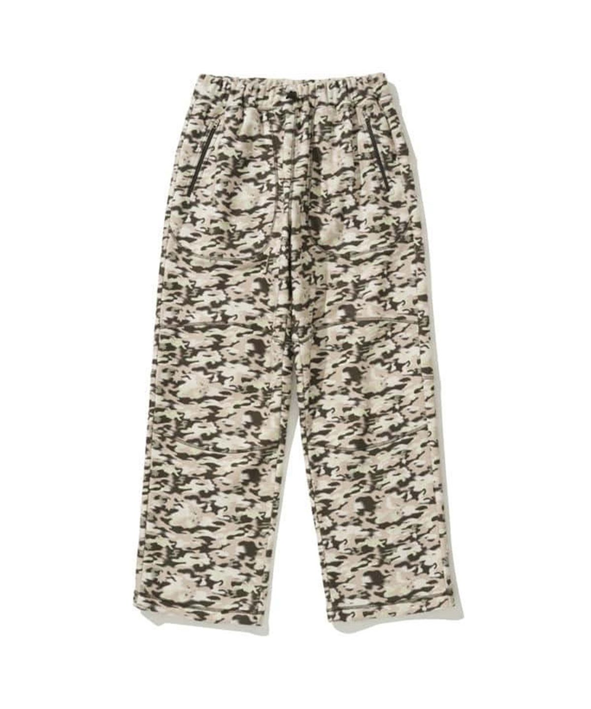 에르에르(ERER) Camouflage Fleece Pants Tan