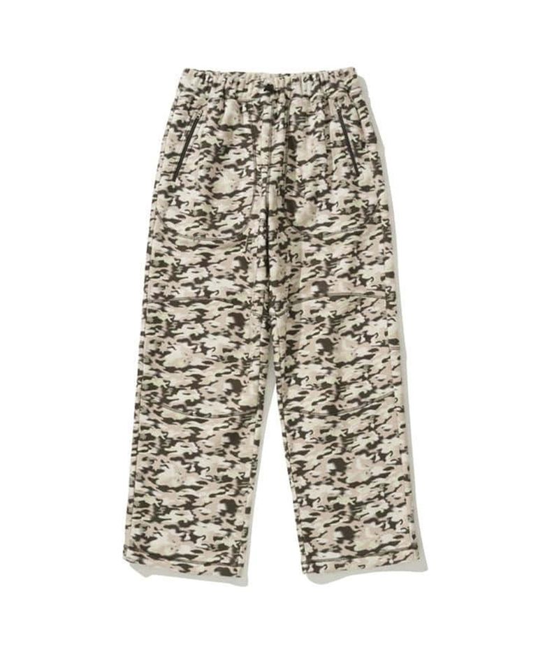 Camouflage Fleece Pants Tan