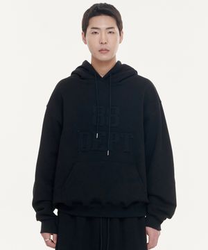 88 DEPT 패치 후드티 - 블랙