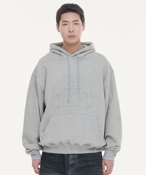 88 DEPT 패치 후드티 - 그레이