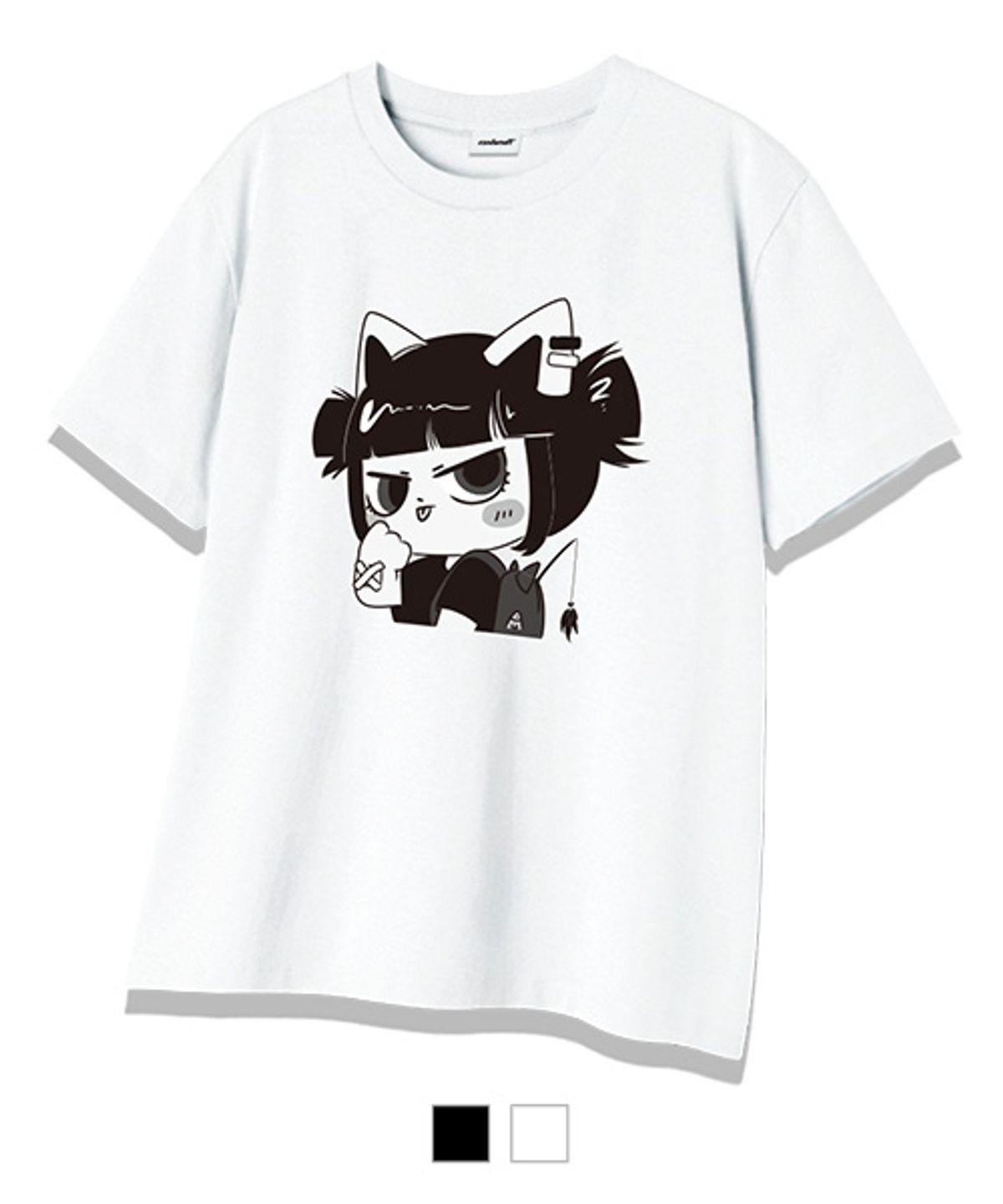 랜덤오프(RANDOMOFF) [ROF X CANNIZ] LITTLE RASCAL PEPPER T-SHIRT (2color)