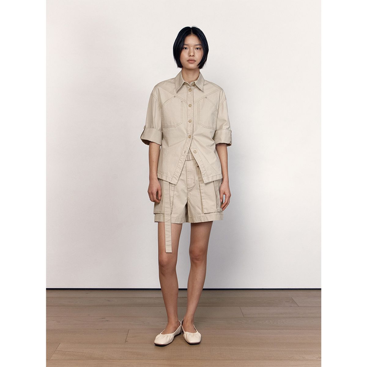퍼블리카엑스(PUBLICKA X) NOOMI SHIRT LIGHT BEIGE