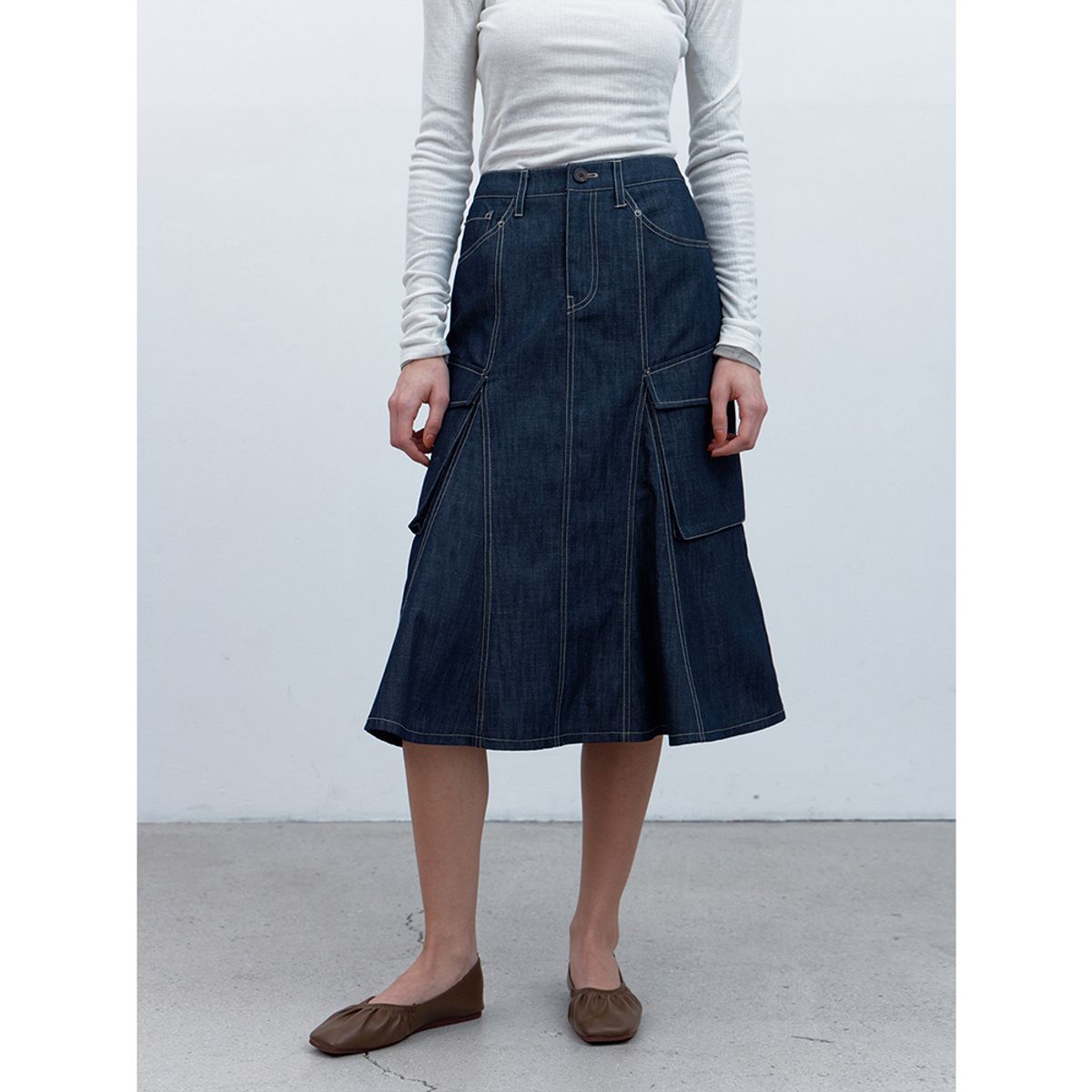 퍼블리카엑스(PUBLICKA X) BILLIE SKIRT DENIM