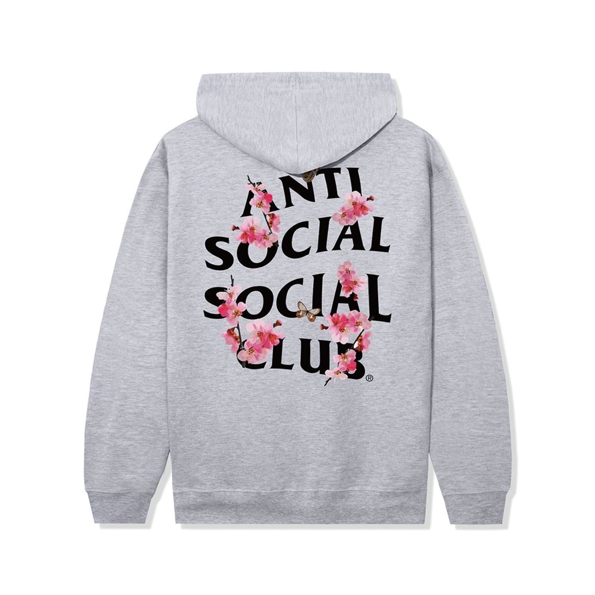 안티 소셜 소셜 클럽(ANTI SOCIAL SOCIAL CLUB) 꽃 USA 메이드 후디