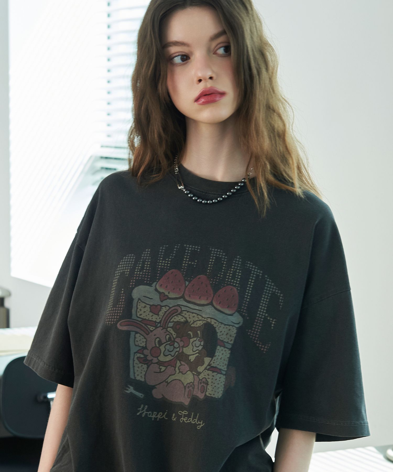 [CPGN STUDIO]★25SS★CAKE DATE PIGMENT SHORT SLEEVE TEE MUSINSA | CPGN STUDIO Cake Date Pigment Short Sleeve T-shirt