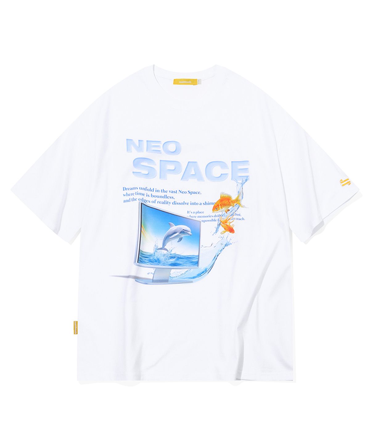 메인부스(MAINBOOTH) Neo Space T-shirt(WHITE)