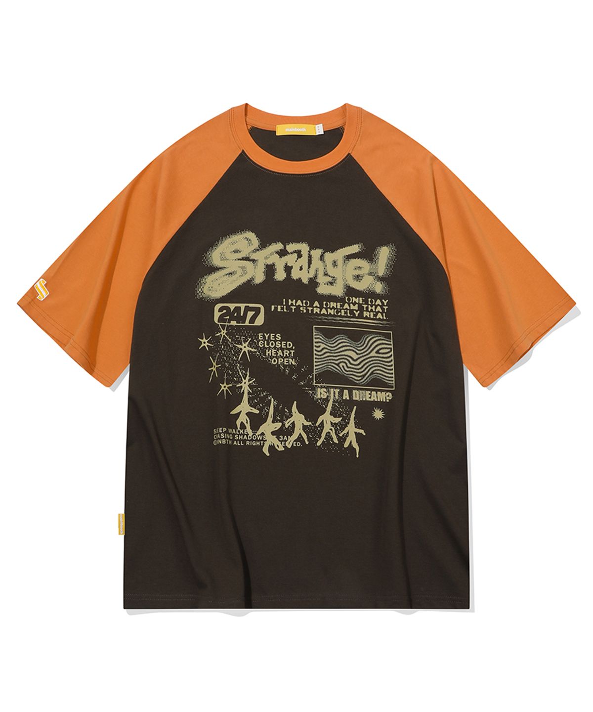 메인부스(MAINBOOTH) Strange Dream T-shirt(ORANGE)