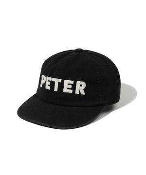 6-PANEL PETER CAP - BLACK