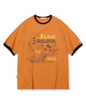 Sleep Routine T-shirt(ORANGE)