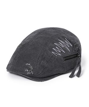 Destroyed Hunting Cap(CHARCOAL)